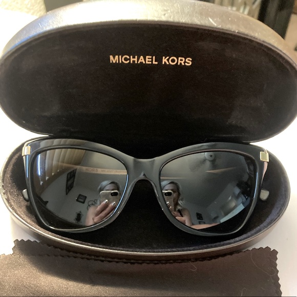 Michael Kors Accessories - Michael Kors Black Audrina Cat Eye Sunglasses